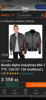 Alpha Industries vel. XL - 7