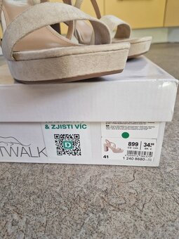 Páskové boty na podpadku vel. 41 - 7