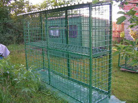 Ocelová klec na dřevo, sklad PB lahví - 7