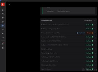 Herní notebook Lenovo Legion 5P-15IMH05H – RTX 2060 - 7