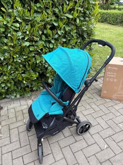Kočárek CYBEX Eezy S Twist+2 Black 2021, river blue - 7