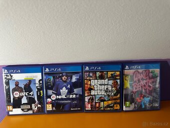 Prodám ps4 slim+2x dualshock+sluchatka+pár her - 7