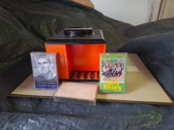 Prodám retro hifi věž,zásobník na kazety+kazety - 7