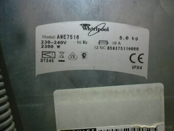 Prodáme pračku Whirlpool na 5 kg prádla, horní plnění - 7
