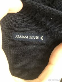 Armani Jeans modrý svetr vel M - 7
