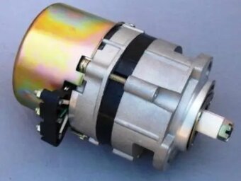 Dynamo 6V alternátor 12V rotor uhlíky pastorek dynama - 7