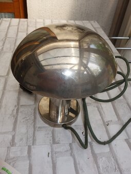 Chromovaná lampička Art Deco - 7