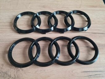 AUDI - Čierne lesklé znaky - 7