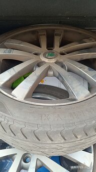 Lehká litá kola Škoda 17" s letními pneu 225/45 R17 - 7