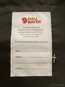 Nový batoh Fjällräven Kanken military s hnědými prvky - 7