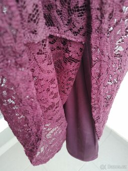 Krásné krajkové šaty s límečkem Dorothy Perkins vel. 40 - 7