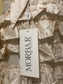 Nové společenské slavnostní svatební hedvábné luxusní šaty - 7