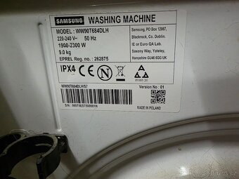 Pračka Samsung 9kg - 7