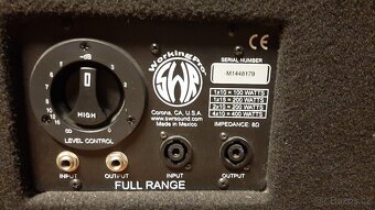 PRODÁM Hartke HA-3500 + SWR WorkingPro 410 - 7
