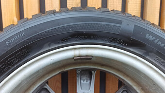 Alu kola VW Passat B7 6Jx16H2 ET44 vč. zimní pneu Hankook - 7