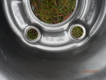2xNové letní kola na ŠKODA FABIA 2 185/60 R14 ET 43 2x8MM - 7