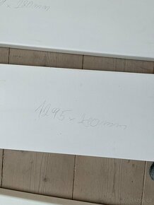 Prodám bílé dřevěné parapety - 7