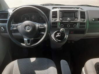 VW Transporter T5 facelift, 2,0 103kw, r.v.2013, 5míst, DPH - 7