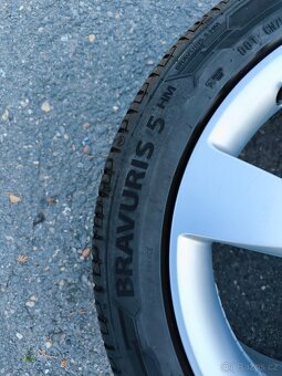 alu originál Škoda Rapid 5x100 R16" + letní pneu 215/45R16 - 7