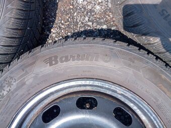 Sada kol 5x100 vč. zim. pneu Barum 195/65 R 15 - 7
