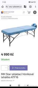 Masážní lehátko přenosné - 7