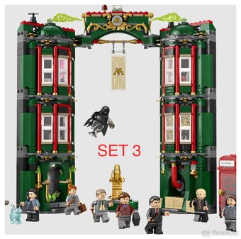 Harry Potter stavebnice 1 + figúrky - typ lego - nové - 7