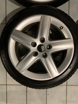 Alu kola AUDI R17 5X112 LETNÍ PNEU 225/45 R17 100% Vzorku - 7