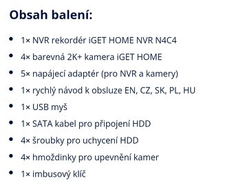 Kamerový systém iGET - 7