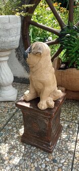 Zahradní dekorace- Soška Mopsík 1 - 7