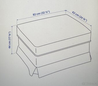Prodám sedací sestavu Ektorp Ikea - 7