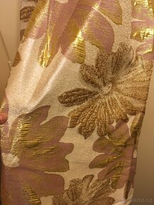 Nové zlato-starorůžové šaty ChiChi London - 7