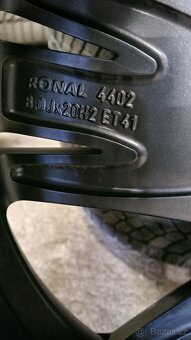 ALU KOLA R 20 - 5x112 zimní originál SEAT, TIGUAN, ŠKODA. - 7