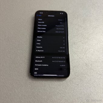 iPhone 13 Pro 128GB graphite, pěkný stav, 12 měsíců záruka - 7