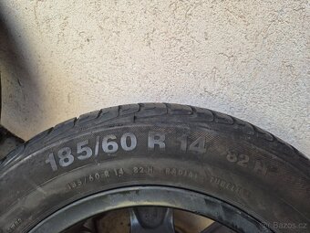 ALU kola 5x100 R14 pneu Barum 185/60 R14 Škoda fabia - 7