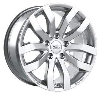 Prodám DUSTER disky CMS C22 silver, 6.5J R16 ET50+zimní pneu - 7