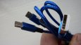 USB kabel 3v1 na typy, Iphone, C a micro-nový černý 1,2 metr - 7