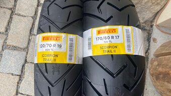 Sada pneu 120/70zr17 a 180/55zr17 Michelin Road 6 GT - 7