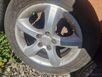 Originální kola Škoda Fabia II 15 pneu 185/60/r15 letní - 7