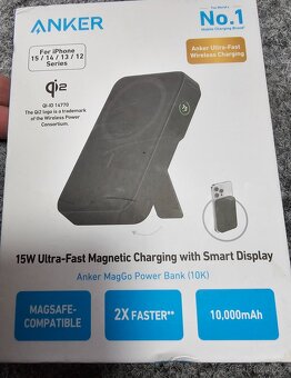 Bezdrátová, drátová Powerbanka Anker 633 MagGo Power Bank (1 - 7