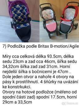 Podložka do kočárku, 2.část, nové - 7