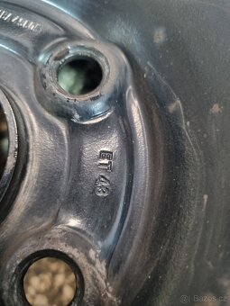 Plechove disky/kola Octavia III 5x112 R15 zimní pneu/poklice - 7