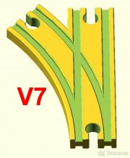 Vláčkodráha Brio Lidl, Ikea - přechody kolejí - 7