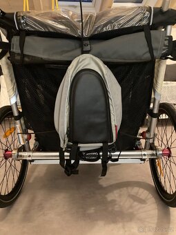 Cyklokocarek chariot cx2 pro 2 děti v plné výbavě - 7