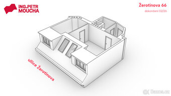 Prodej bytu 2+kk 48,4 m² Žerotínova, Praha - Žižkov - 7