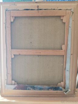 OBRAZ OLEJ NA PLÁTNĚ HOLANDSKÝ MALÍŘ A. KOROS - 7