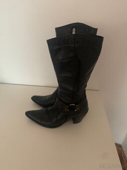 Kožené boty zimní vel. 37 - 7