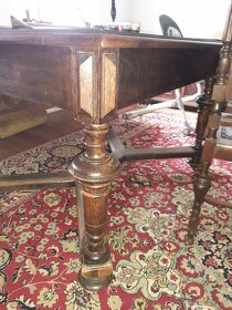 RETRO stůl, skříň a čtyři židle - 7