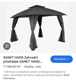 Zahradní přístřešek / altán - Jysk Sankt Hans 400x300cm - 7