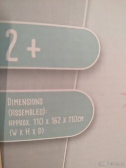 Dětské  bavlněné teepee  s podlážkou, výška 162cm - 7