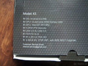 Hybridní 4K Android TV box Mecool K5 - 7